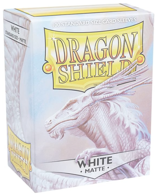 Dragon Shield Sleeves: Matte White AT-11005